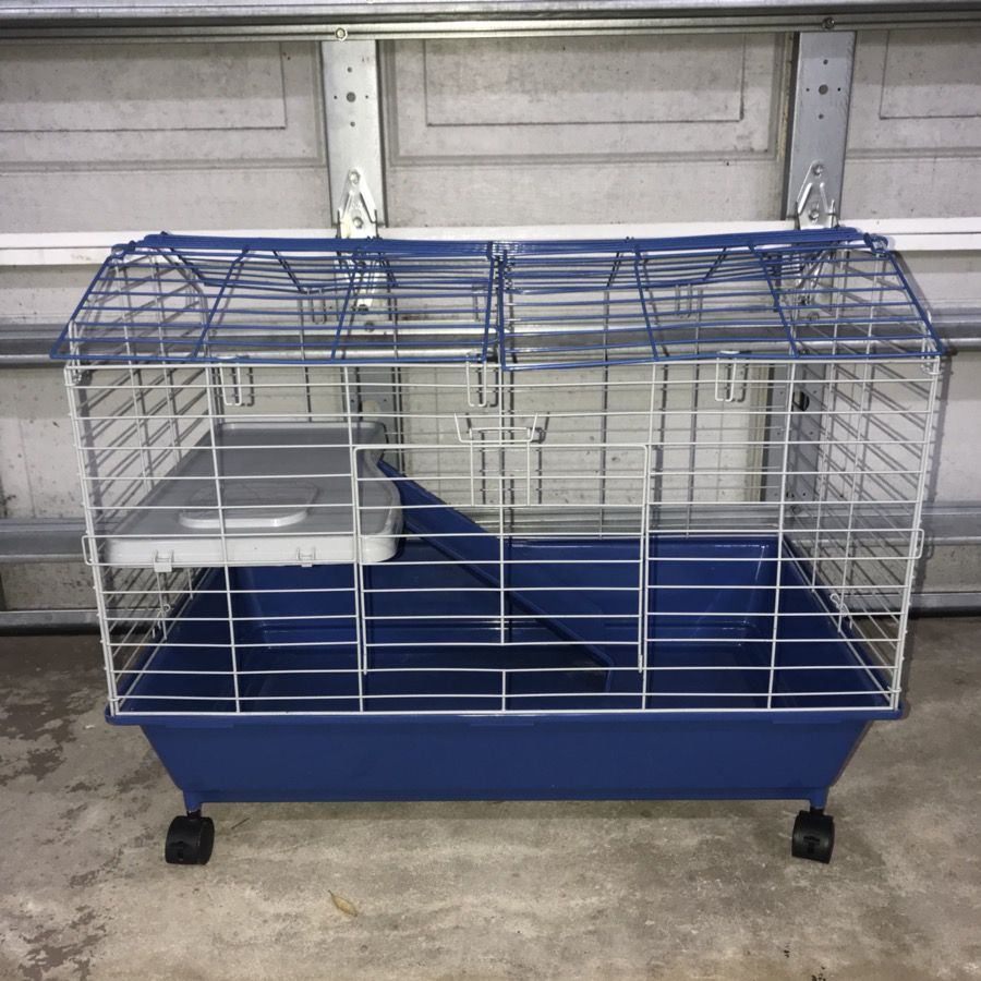 All Living Things Guinea Pig Retreat Cage with wheels