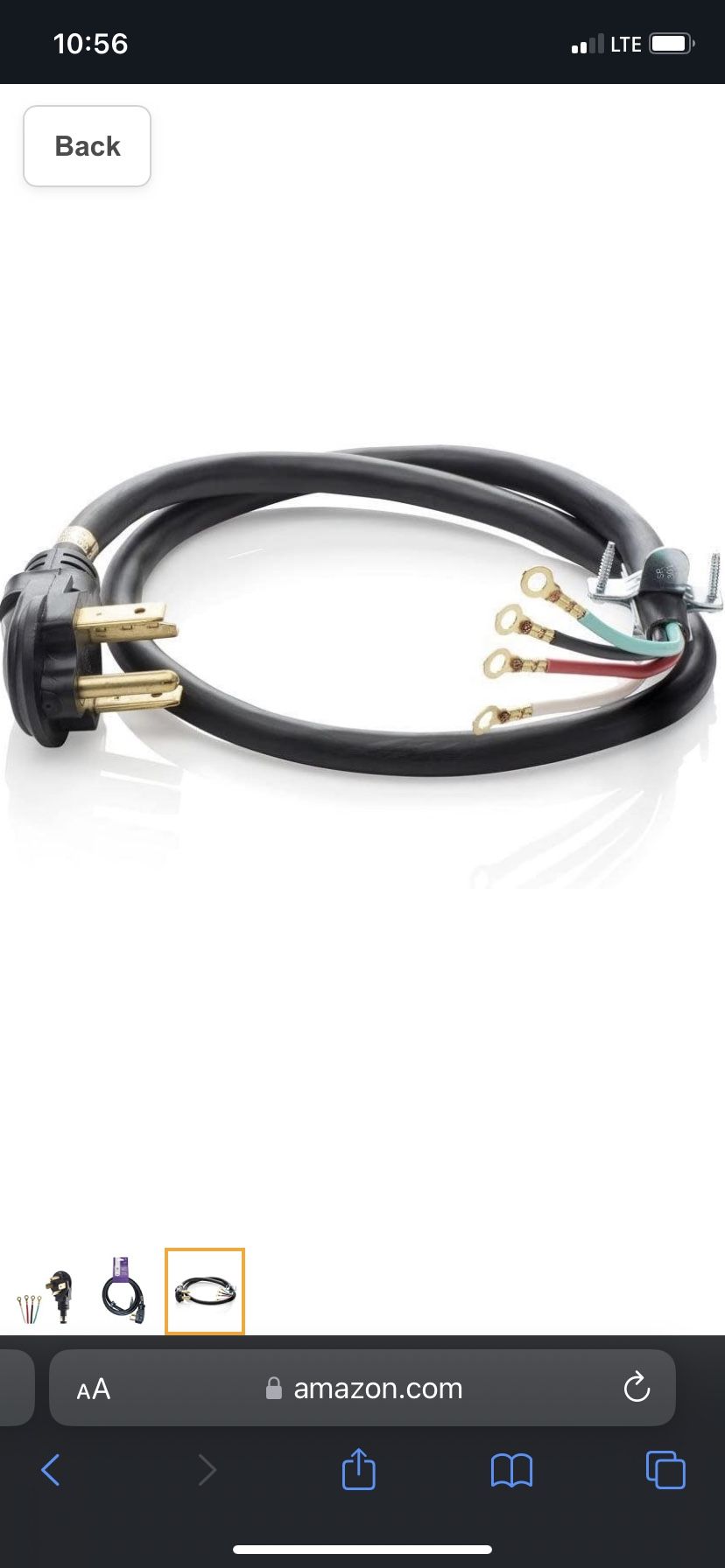 Range Power Cord