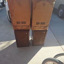 Vintage Coral Speakers BX-300