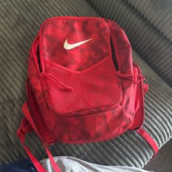 Red Nike Youth Baseball Bag