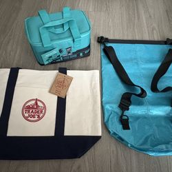 Traders Joe’s Canvas, Mini Insulated Bags & Backpack- $30 (Gilbert)