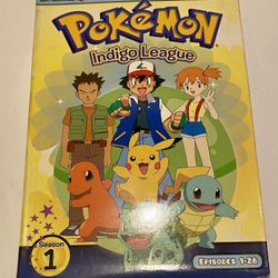 Pokemon Indigo League 3-DVDs Boxed Set Season 1 Episodes 1-26 (box set)