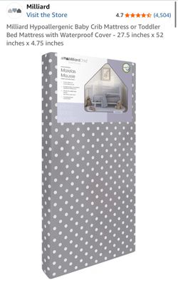 Milliard Crib/Toddler Mattress – Like New Condition