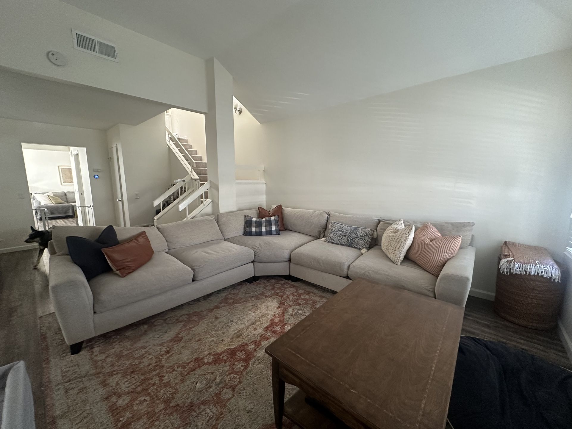 Down-Filled Sectional Sofa – Oversized & Comfy – Originally $3,500