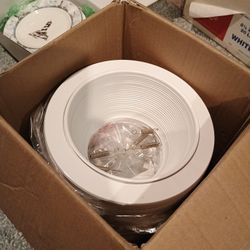 Vulite 6" Conical White Baffle Trim 24 Pack