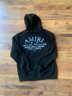 Black amiri logo Hoodie