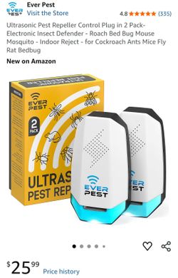 EVER PEST ultrasonic pest repeller (pack of 2)