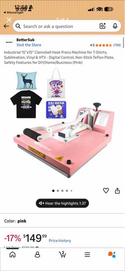 BetterSub Heat Press