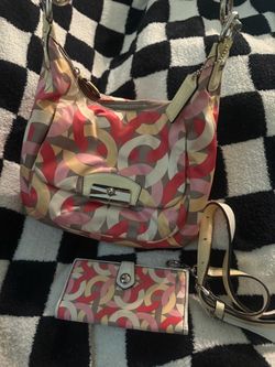 Coach Hobo Bag with Matching Wallet