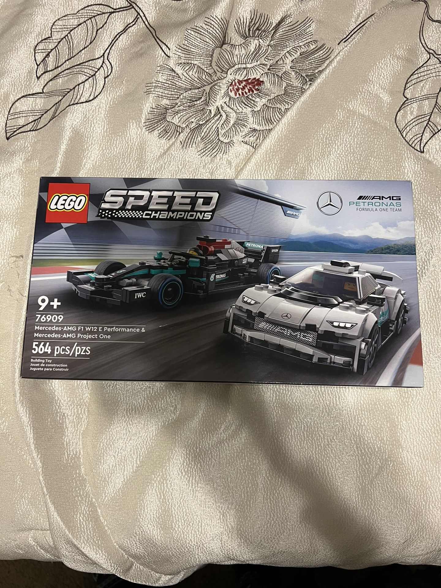 LEGO Speed Champions Mercedes-AMG 2 Toy Car Models Set 76909