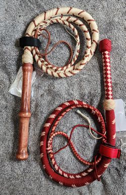 Handmade bull whips
