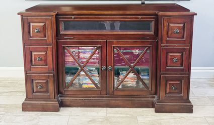 Wooden Media Console