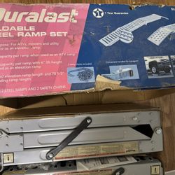Foldable Steel Ramp Set 