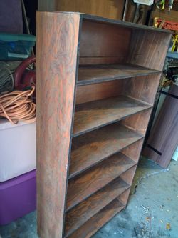 Old wood shelf