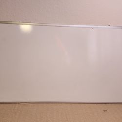 Big Whiteboard 5ft x 3ft (60" x 36") Large Aluminum Frame