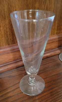 Pricess  House Crystal Pilsner Beer Glasses