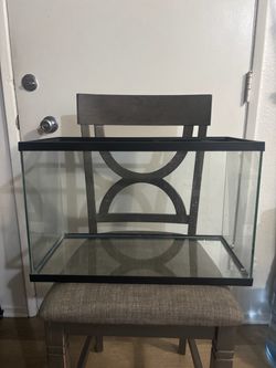 Glass Aquarium Tank with Black Frame