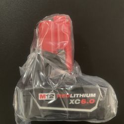 Milwaukee M12 6.0ah Battery 