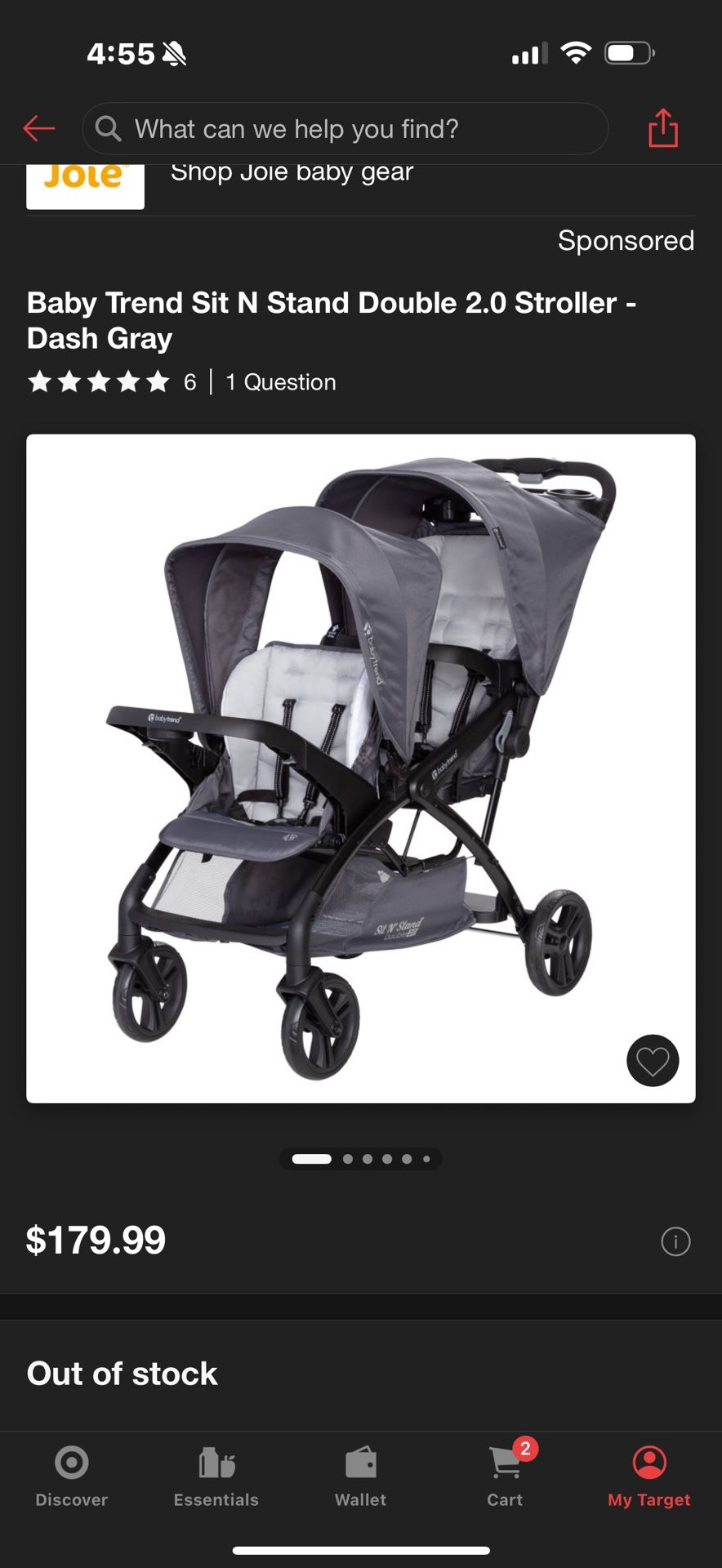 Baby Trend Sit And Stand Double Stroller