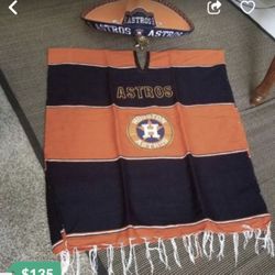 Astros Sombrero And Poncho 