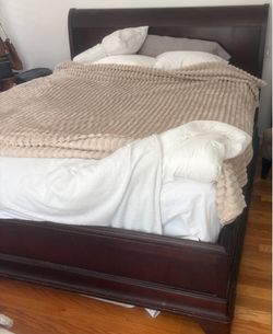 King size Bed frame only and dresser