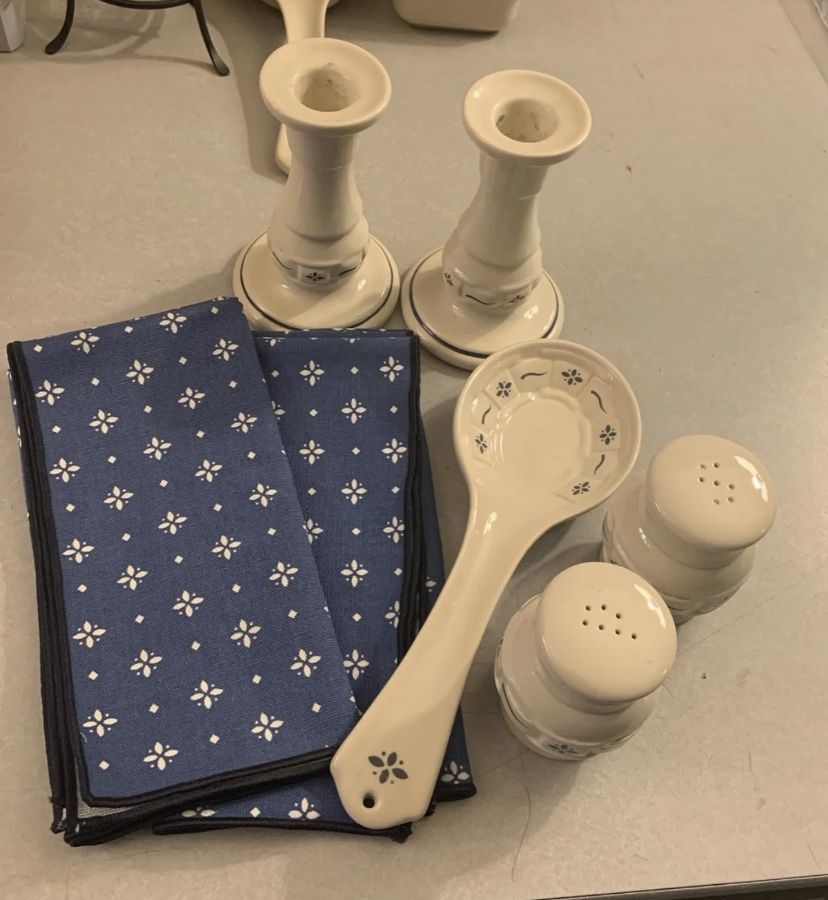 Longaberger pottery set