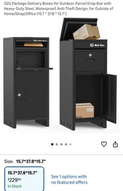 Package Delivery Boxes for Outdoor