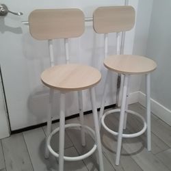 2 Stools 24 Inches Height Seat 