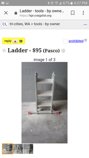 12 Ladder For Sale In Pasco Wa Offerup