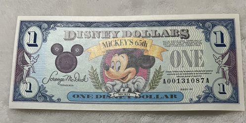 Disney Dollar 65th