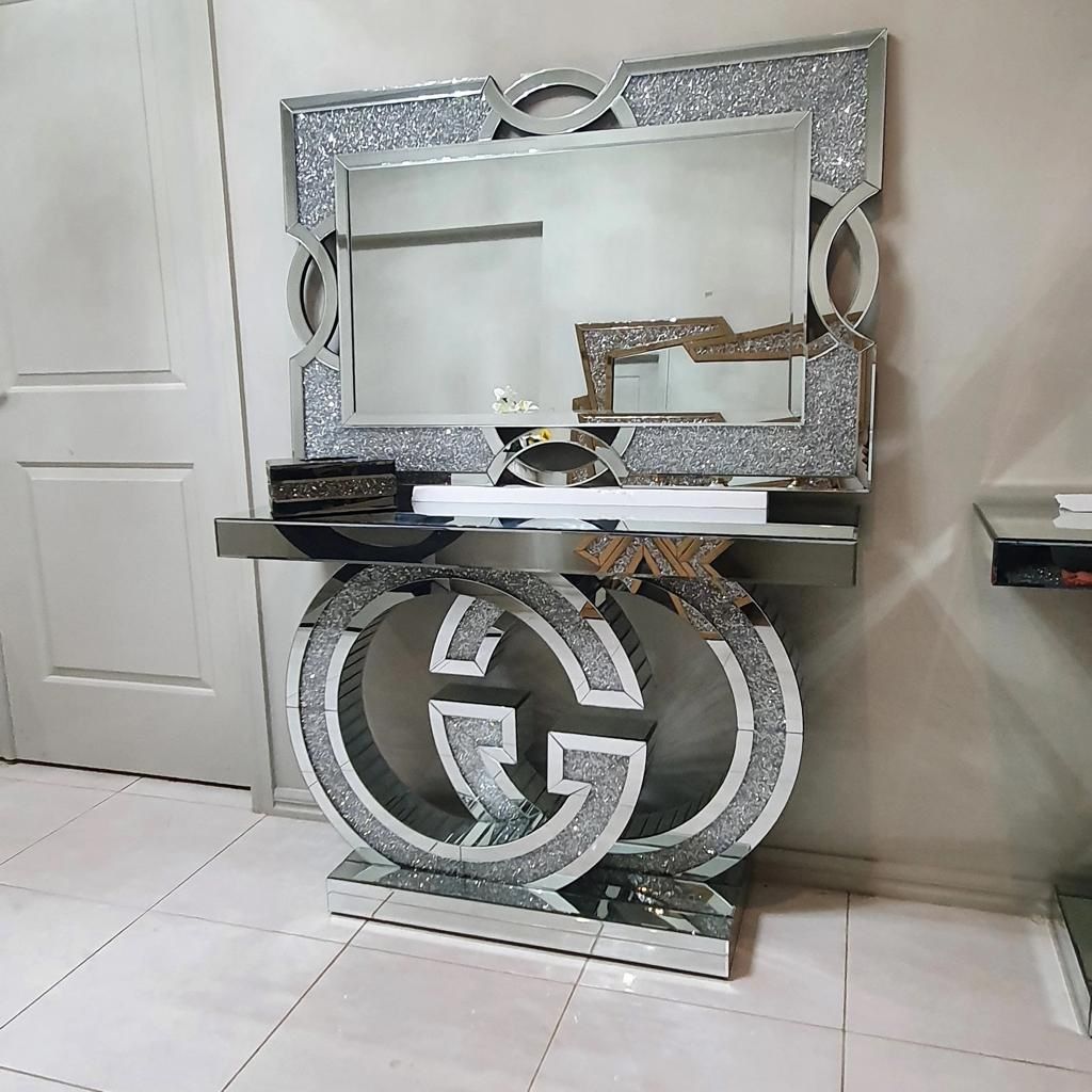New GG Console Table + Mirror Set