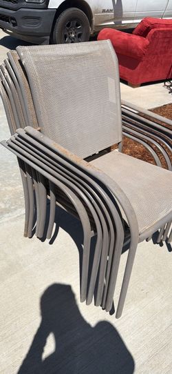 6 chairs and table