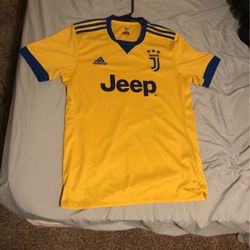 Yellow  Soccer Jersey Size M
