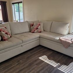 Cindy Crawford Sheridan Place Sleeper Sectional