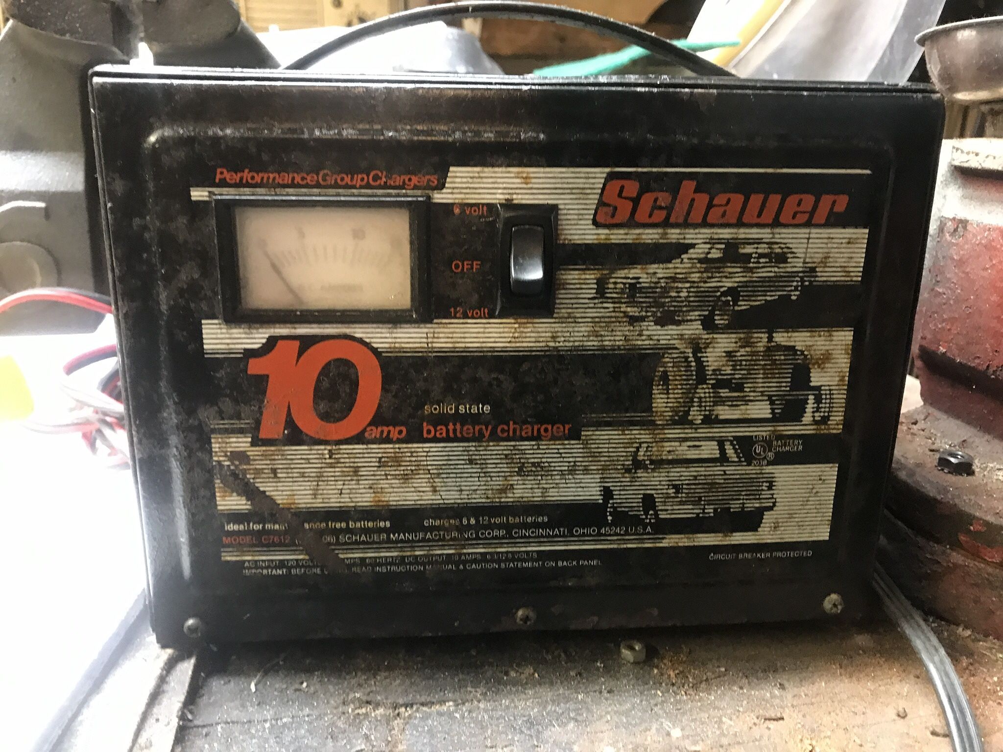 10 Amp USA Made Battery Charger Car. Auto Boat Tractor 12 Volt Demonstrate $45 Cashr