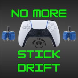NO MORE DRIFT - PS5 DualSense White Controller With TMR (REFURBISHED)