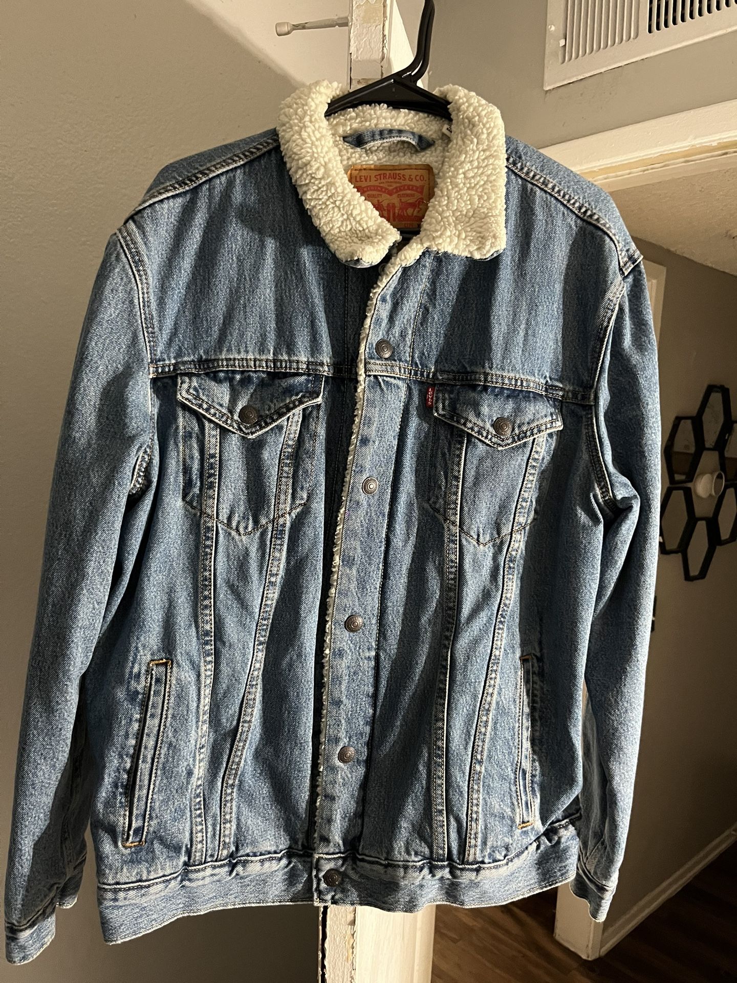 Levi Denim Jacket Size XL $25