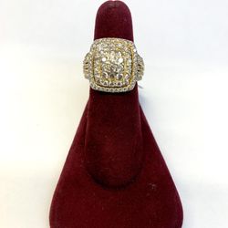 PERFECT TWO TONE 10K RING 