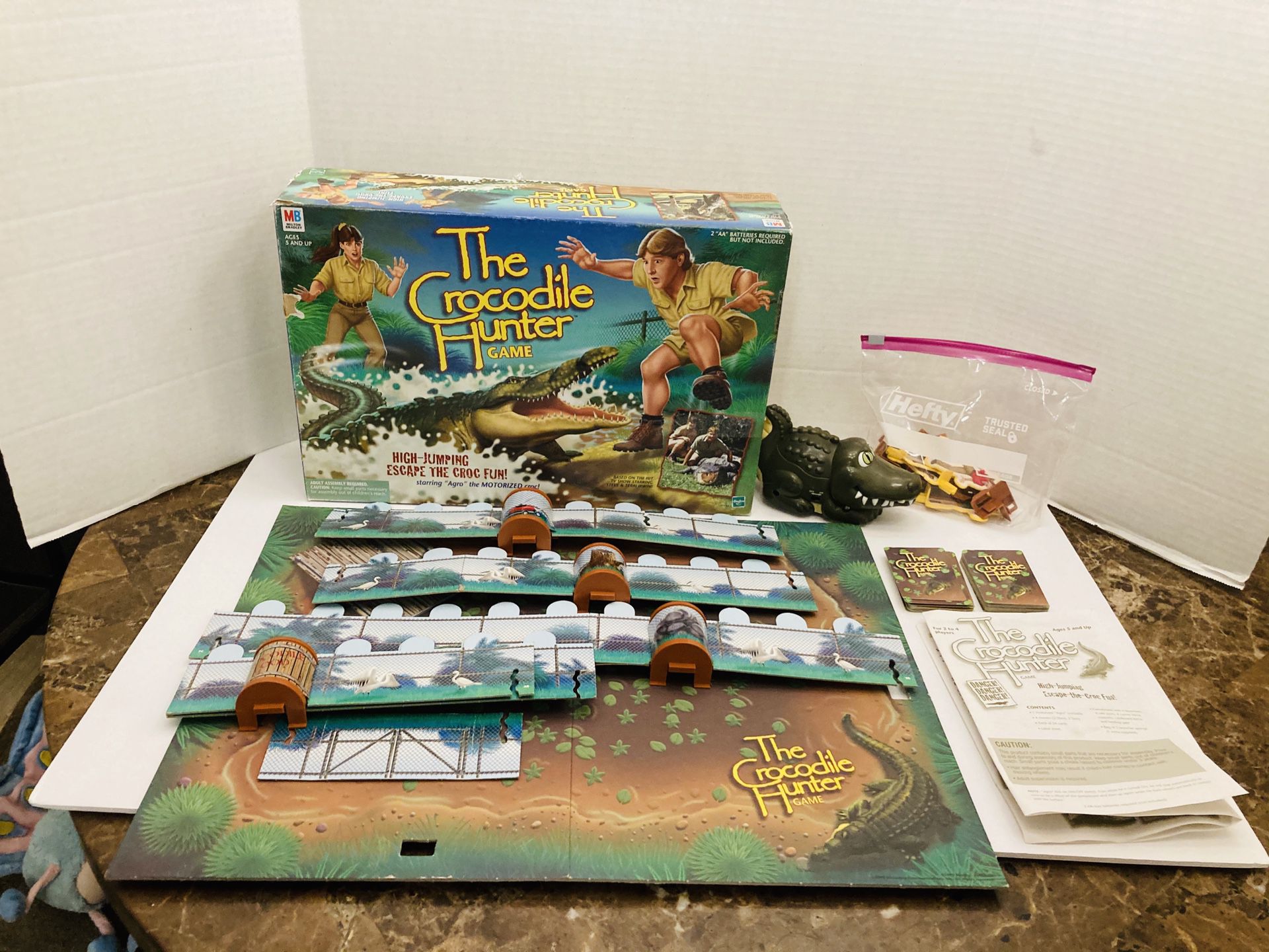 Vintage The Crocodile Hunter Board Game Steve Irwin & His Family
