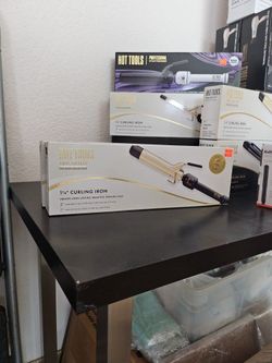1 1/4 Curling Iron Hot Tools Pro Artist 24K Gold Collection 