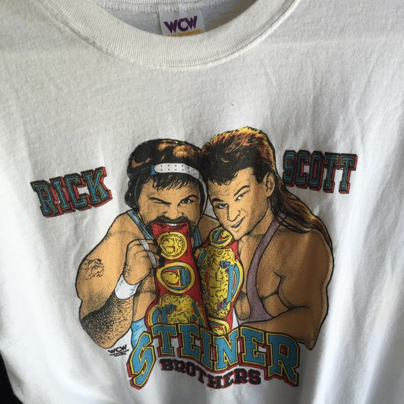 The Steiner Brothers Authentic Vintage WCW T-shirt (Very Rare)