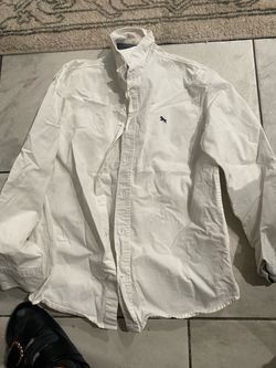 White Button-Down Long Sleeve Shirt