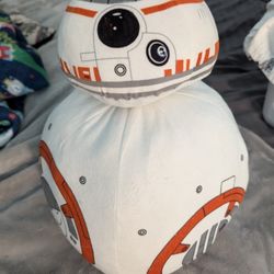 Star Wars Force Awakens Rotating Head BB-8 Large Plush Pillow Buddy 16” Droid