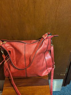 Beautiful red crossbody purse