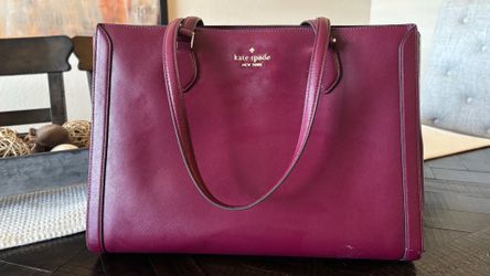 Kate Spade Madison Saffiano East West Leather Large Laptop Tote