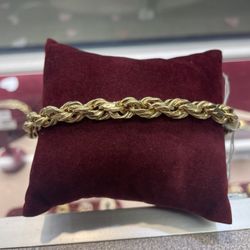 10k Rope Bracelet 