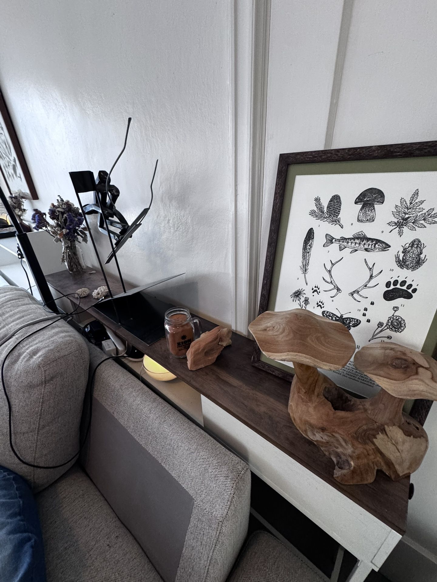 Console Table with outlets 