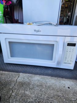 Whirlpool above range microwave