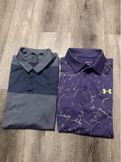 Men’s Nike & Under armor Golf Polos Brand New Size Small