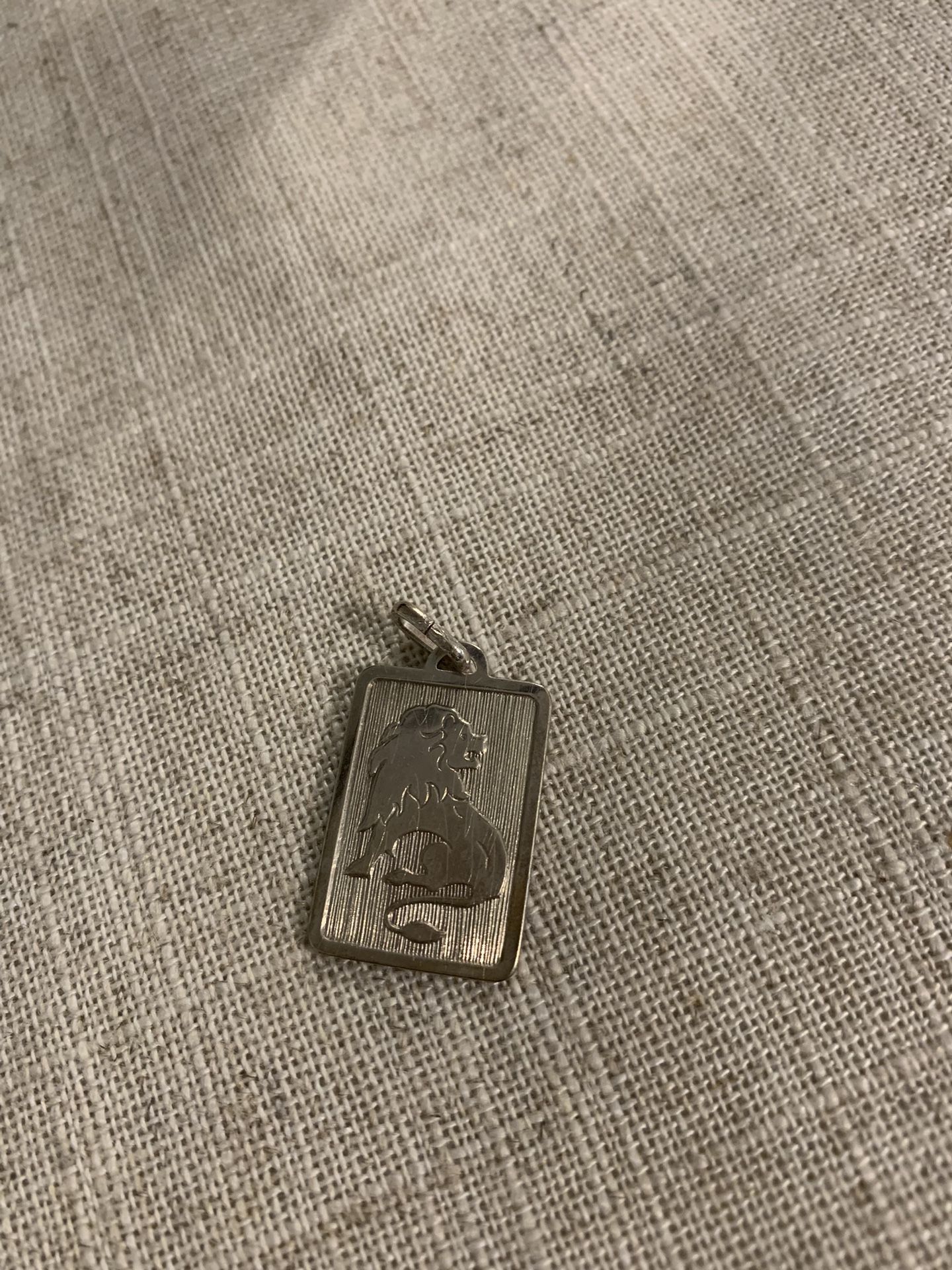 Lion Pendant Charm 925 Silver 4.22 Gr